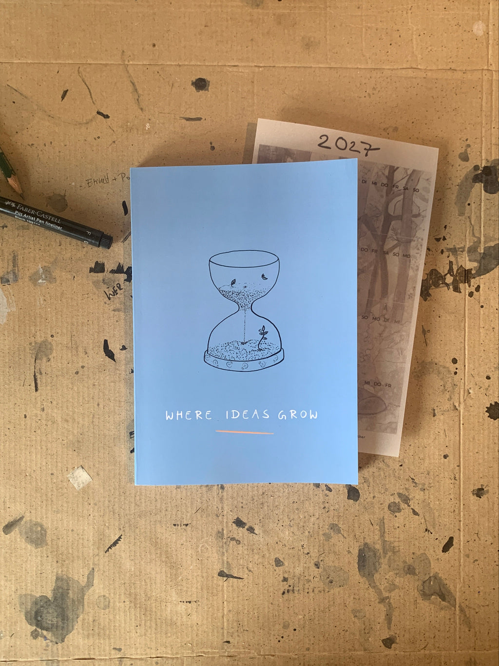 Wher Ideas Grow - Jahresplaner mit Lesezeichen 